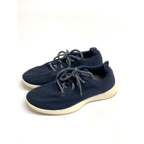 BOGO Allbirds Wool Runners Sneaker Hazy Indigo Womens 9 Lace Up Comfort Fabric - Picture 1 of 11
